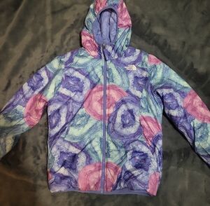The North Face Kids' Geode Pattern Hoodie - Blue, Purple, Pink